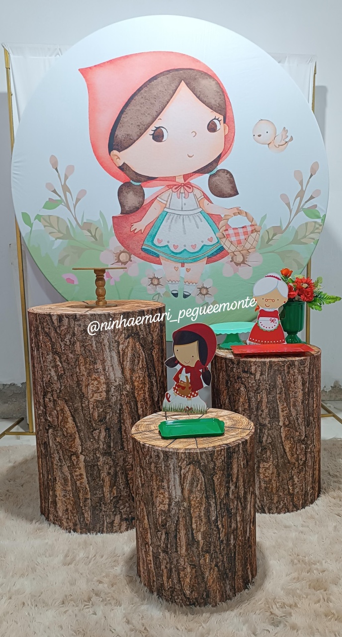 Kit Prata Chapéuzinho Vermelho - N&M-pegue e monte
