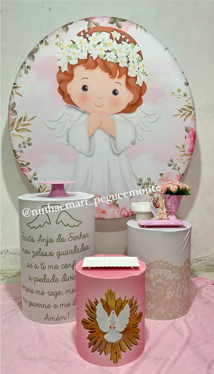 Kit Prata Batizado Menina - N&M-pegue e monte