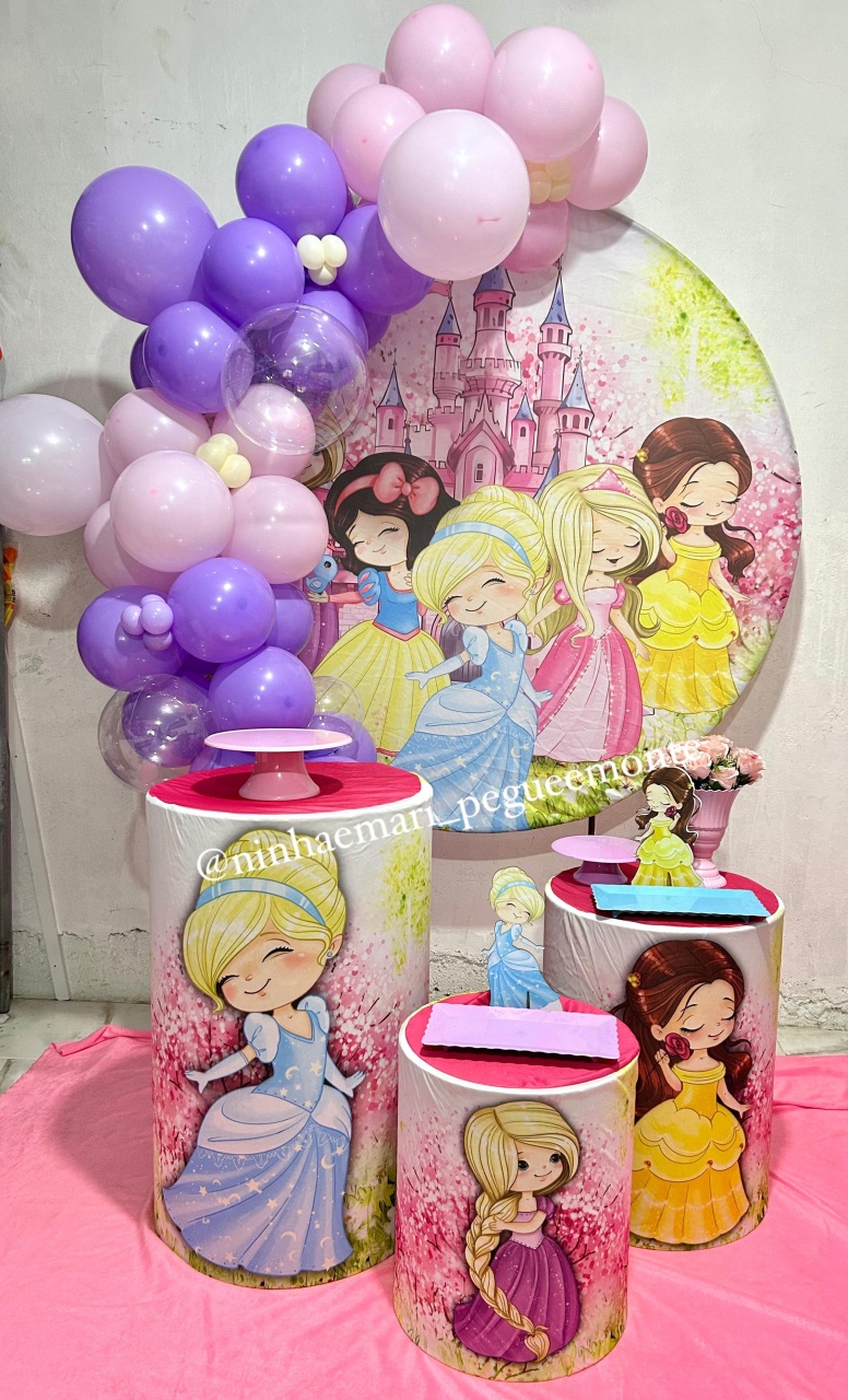 Kit Prata Princesas  - N&M-pegue e monte