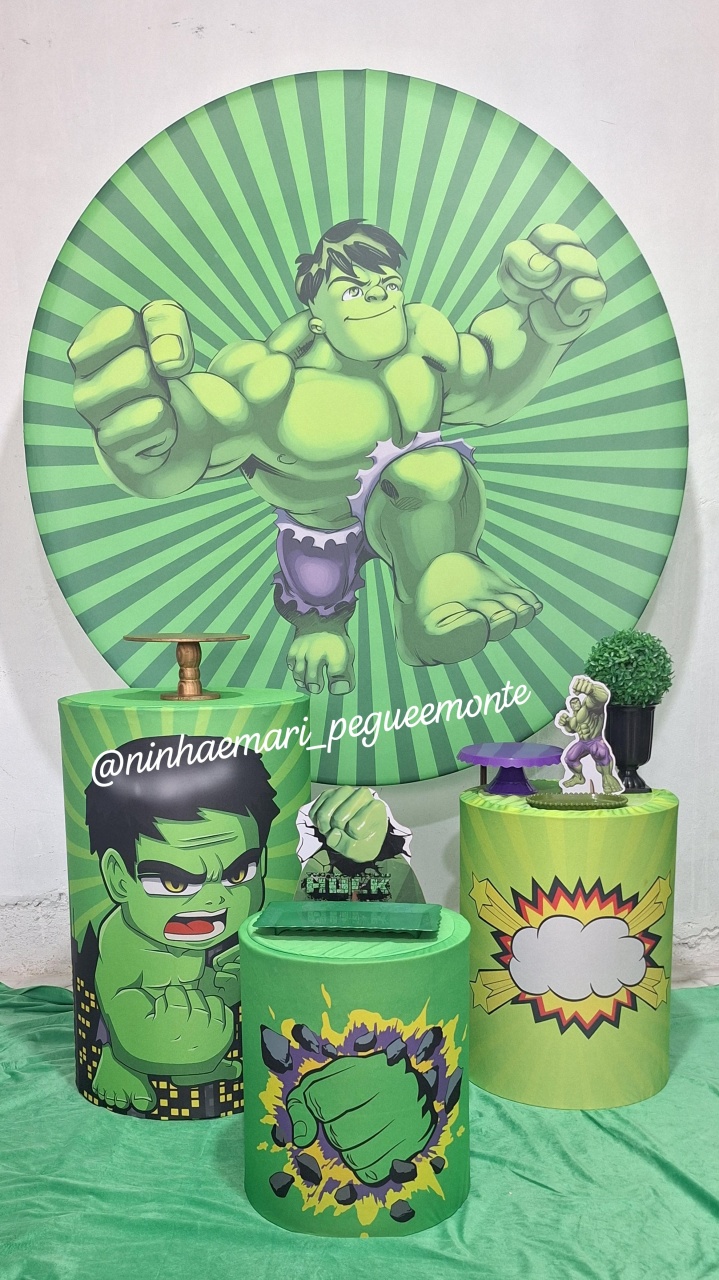 Kit Prata Hulk Baby  - N&M-pegue e monte