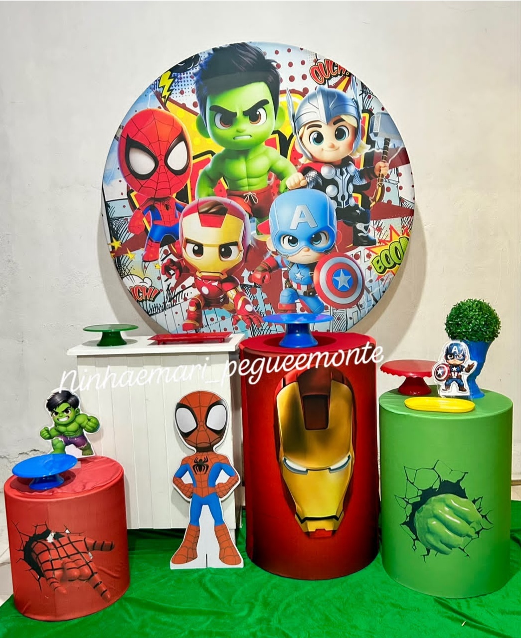Kit Ouro Vingadores Baby 2 - N&M-pegue e monte