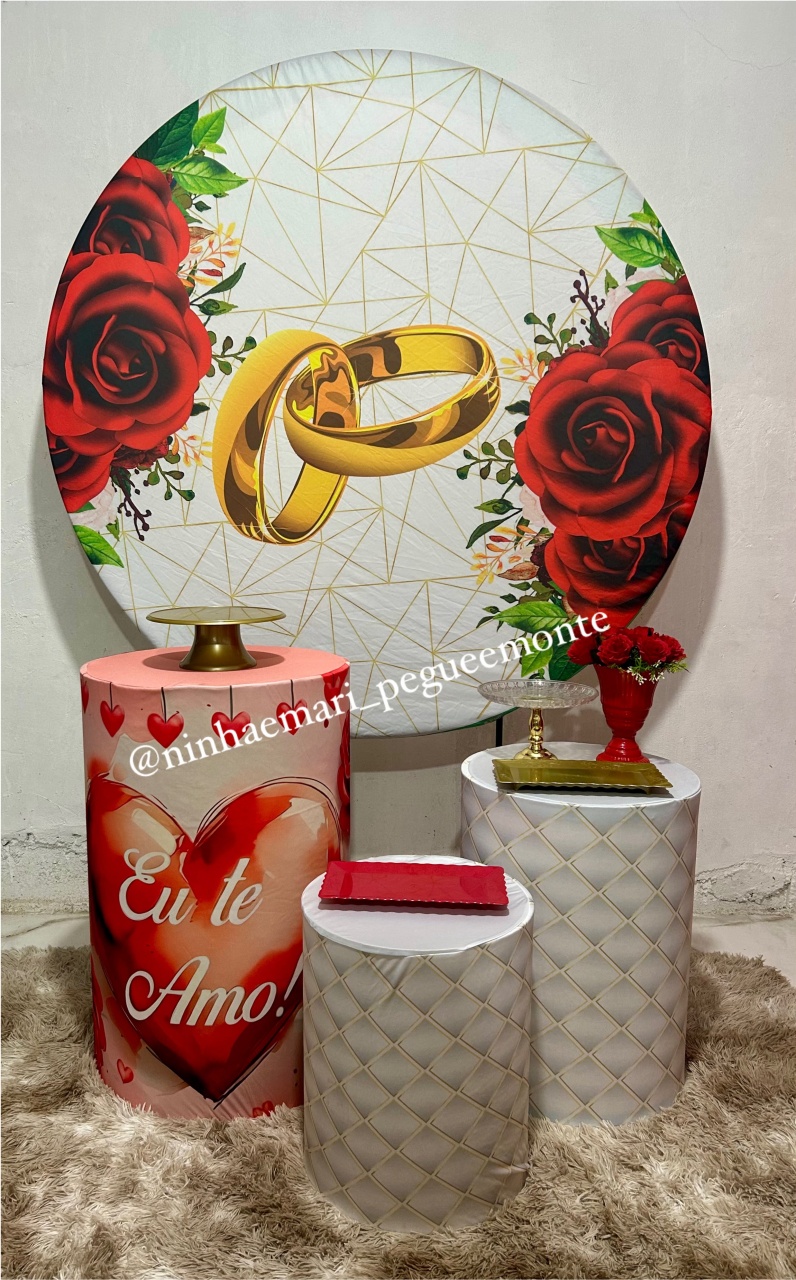 Kit Prata Casamento - N&M-pegue e monte