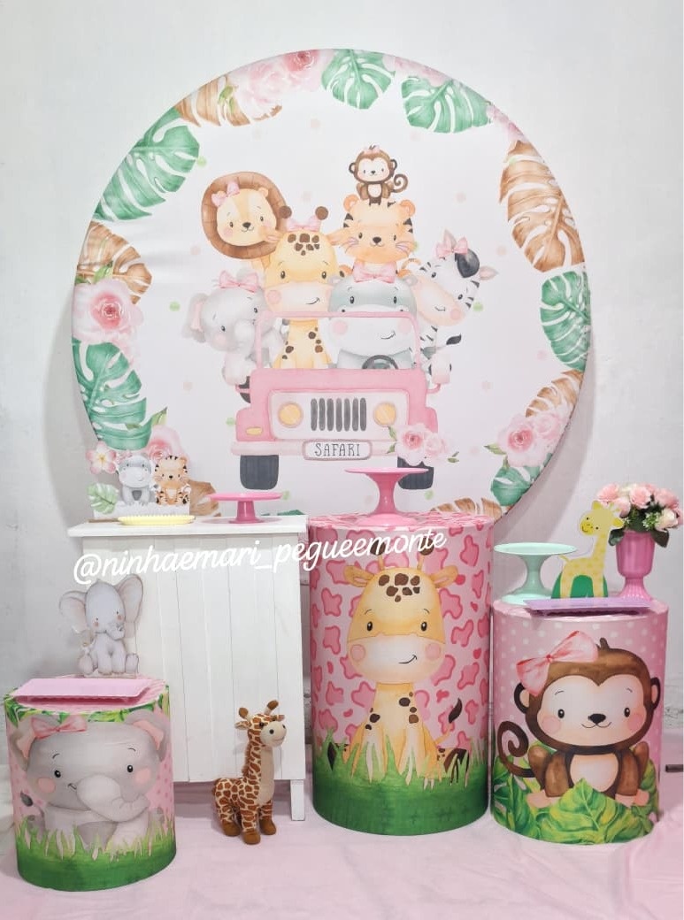 Kit Ouro Safari Menina  - N&M-pegue e monte