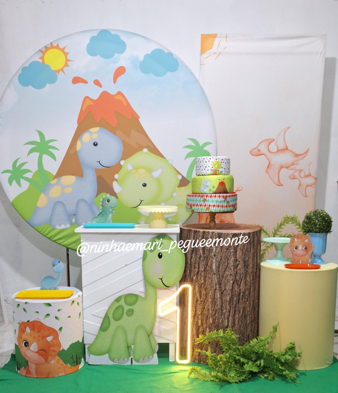 Kit Diamante Dinobaby  3 - N&M-pegue e monte