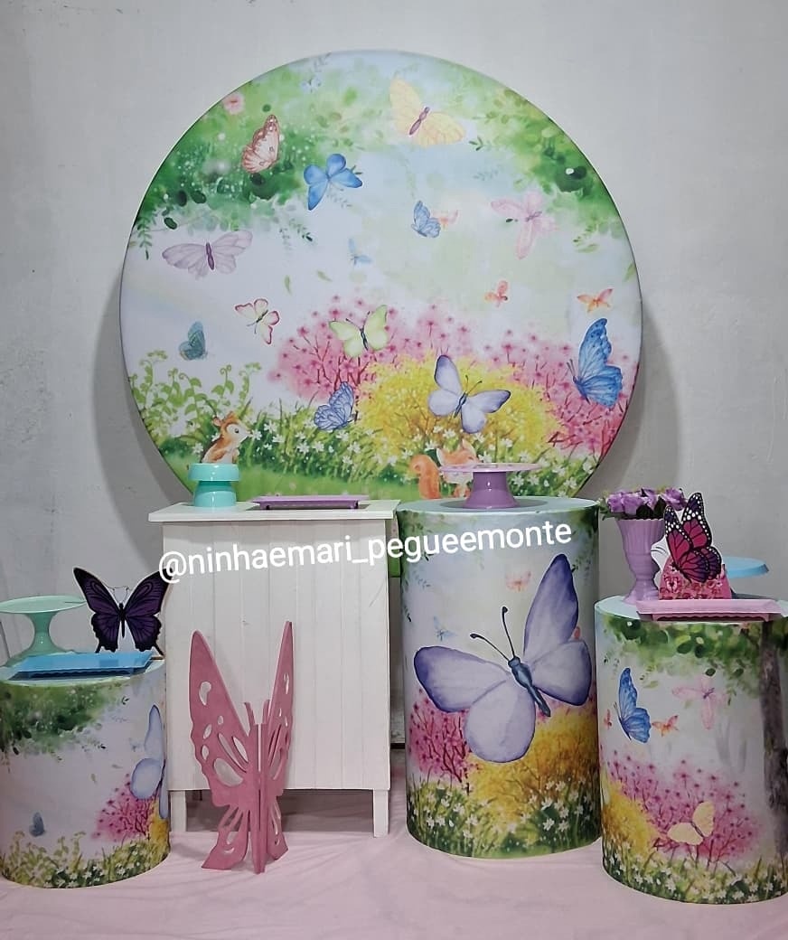 Kit Ouro Jardim das Borboletas  - N&M-pegue e monte