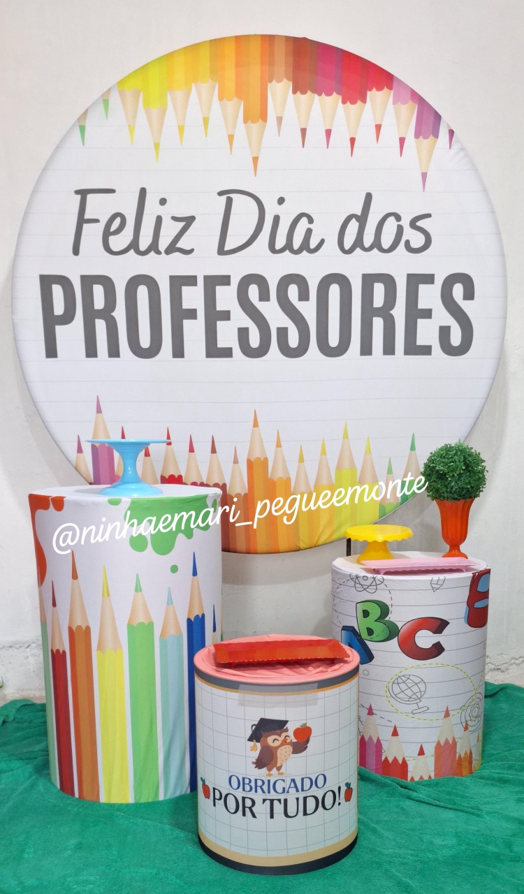 Kit Prata Dia dos Professores 1 - N&M-pegue e monte