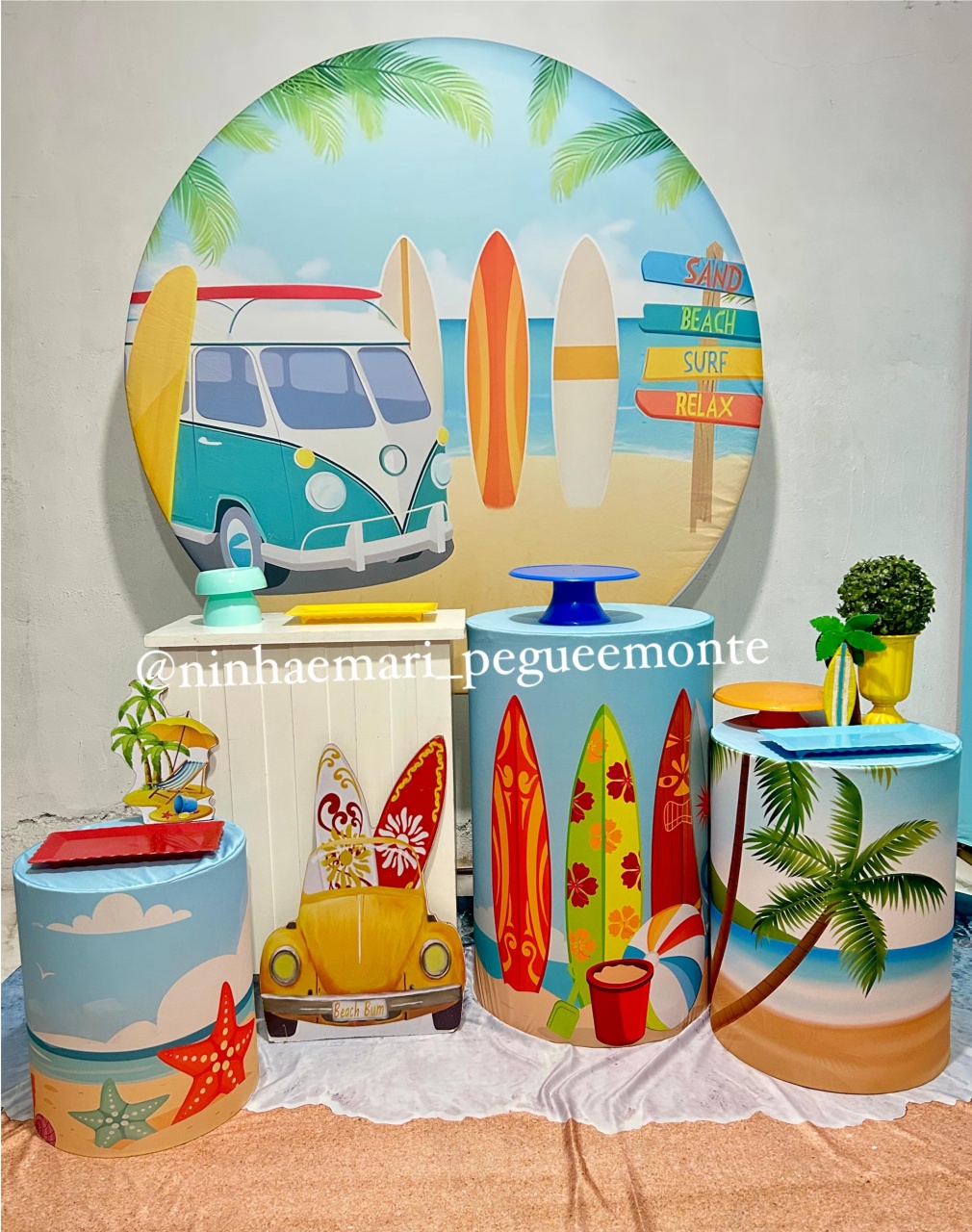 Kit Ouro Praia - N&M-pegue e monte