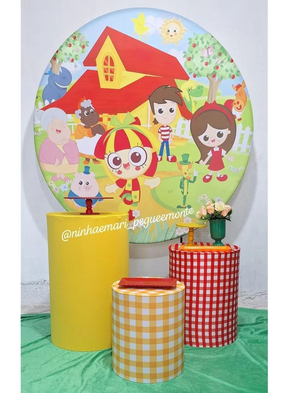 Kit Prata Sitio Do Pica Pau Amarelo - N&M-pegue e monte