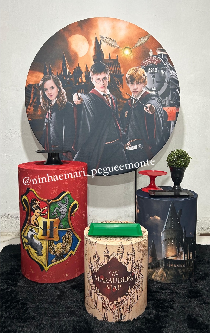 Kit Prata Harry Potter - N&M-pegue e monte