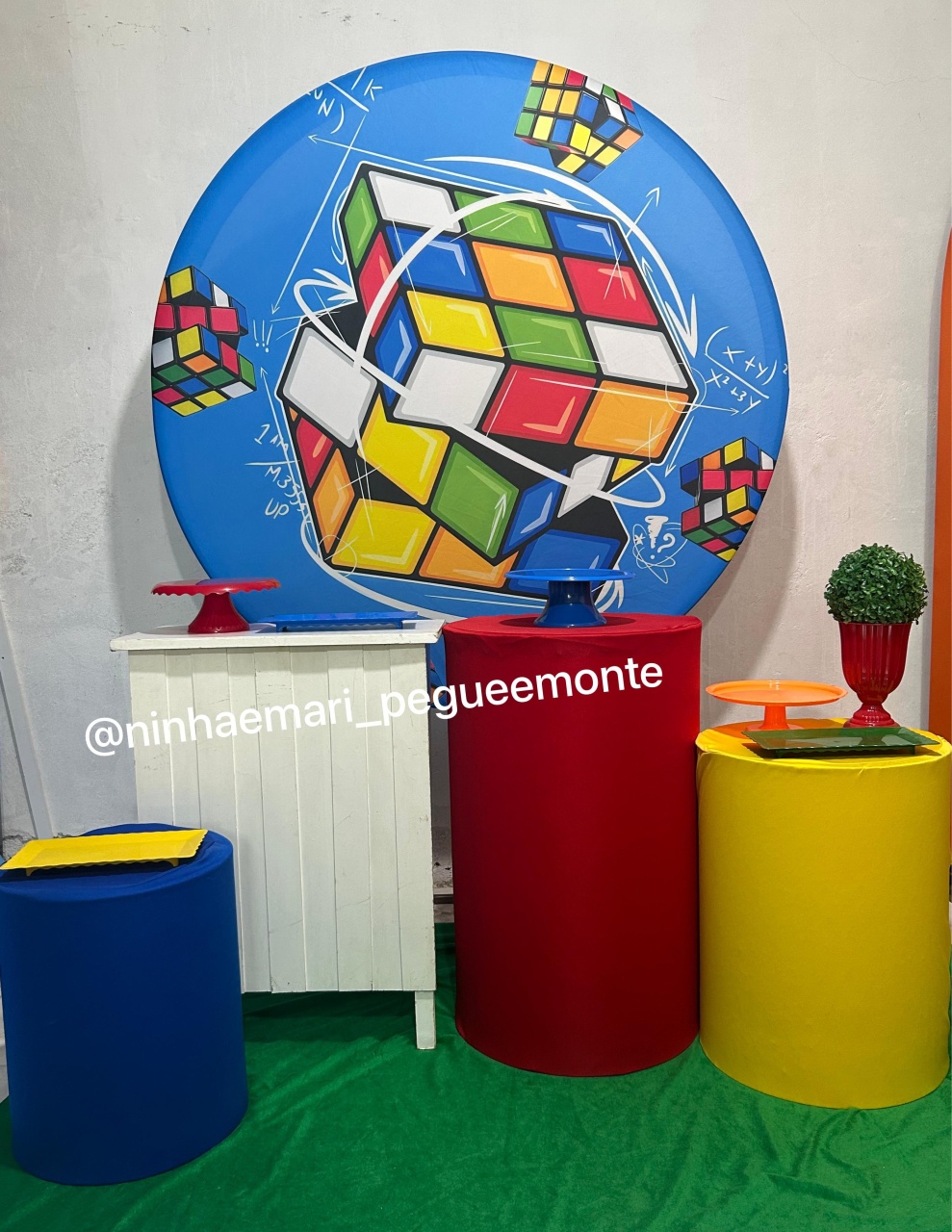 Kit Ouro Cubo Mágico   - N&M-pegue e monte