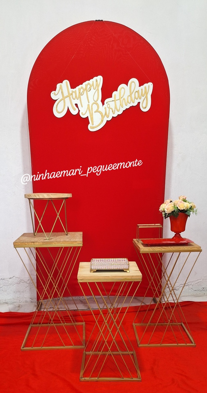 Kit Luxo Vermelho 1 - N&M-pegue e monte