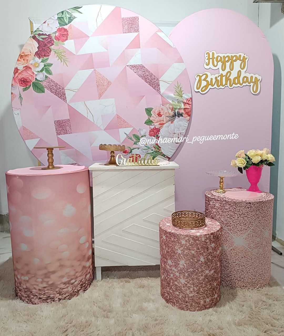 Kit Diamante Rose Gold - N&M-pegue e monte