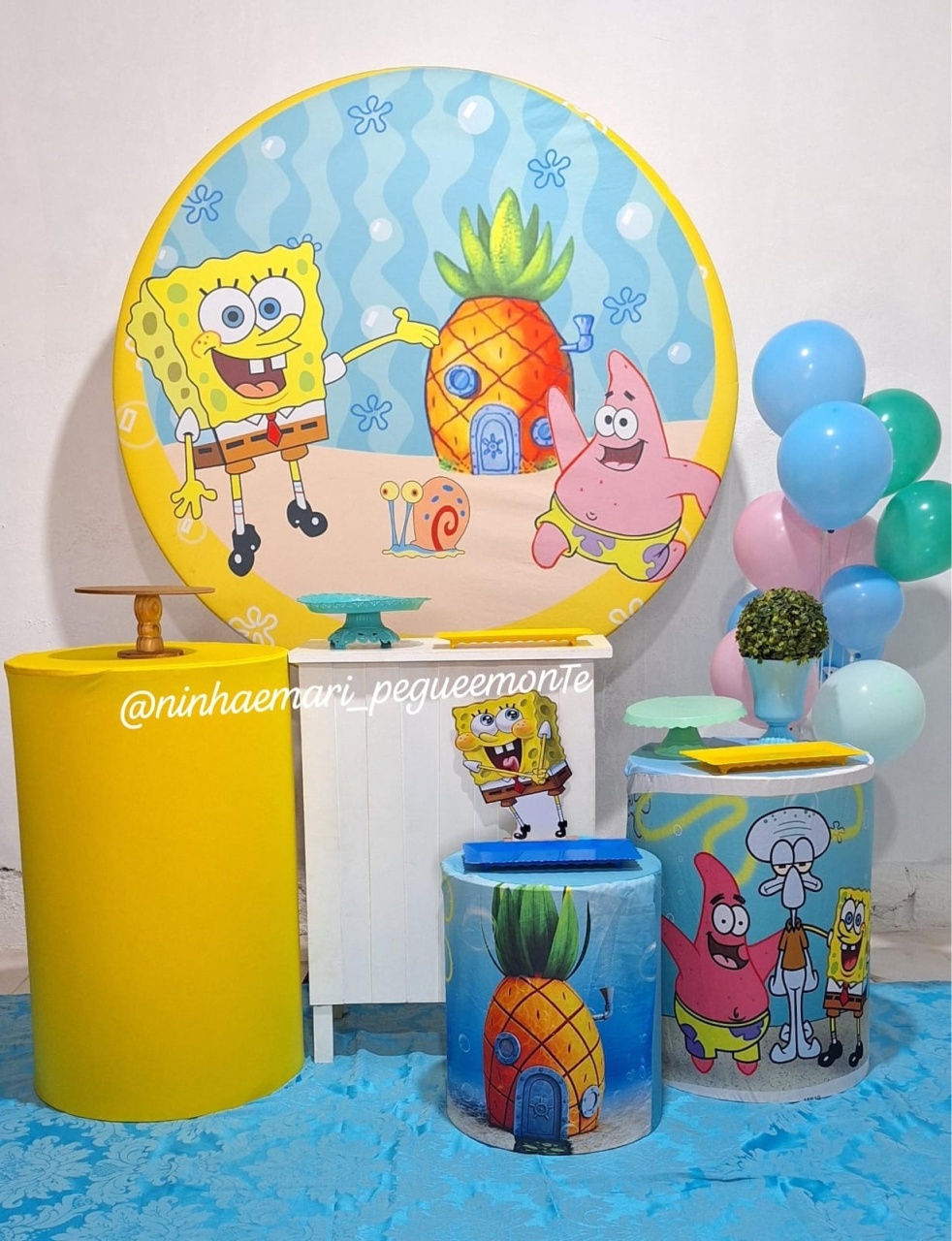 Kit Ouro Bob Esponja 2 - N&M-pegue e monte