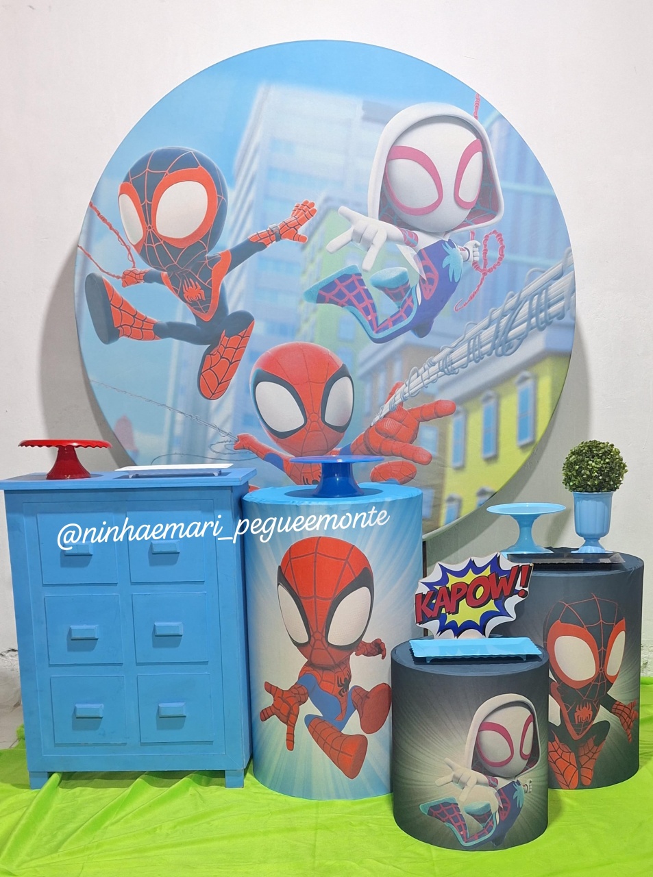 Kit Ouro Homem Aranha  - N&M-pegue e monte