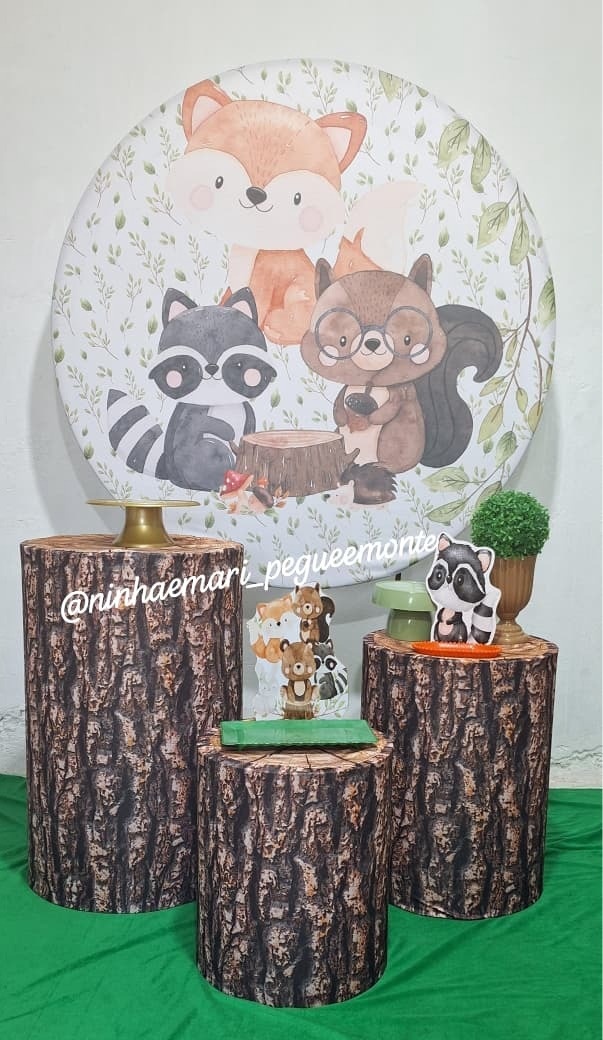 Kit Prata Bosque dos Animais  - N&M-pegue e monte