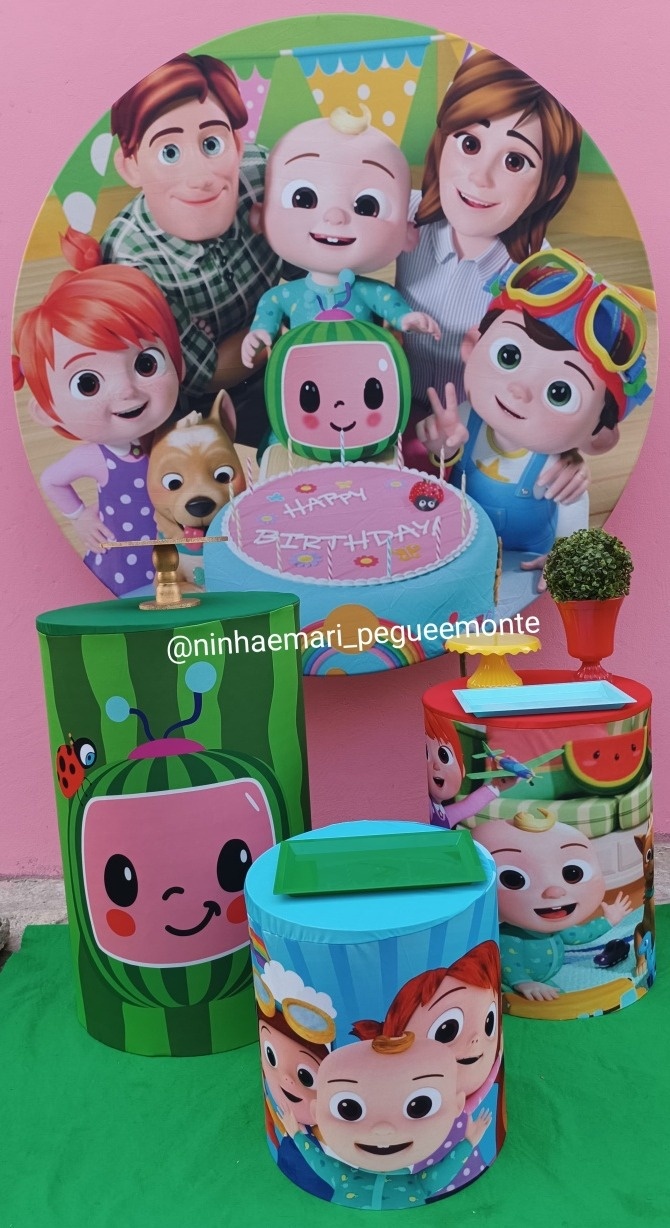 Kit Prata Cocomelon - N&M-pegue e monte
