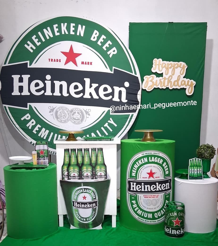 Kit Diamante Heineken  - N&M-pegue e monte