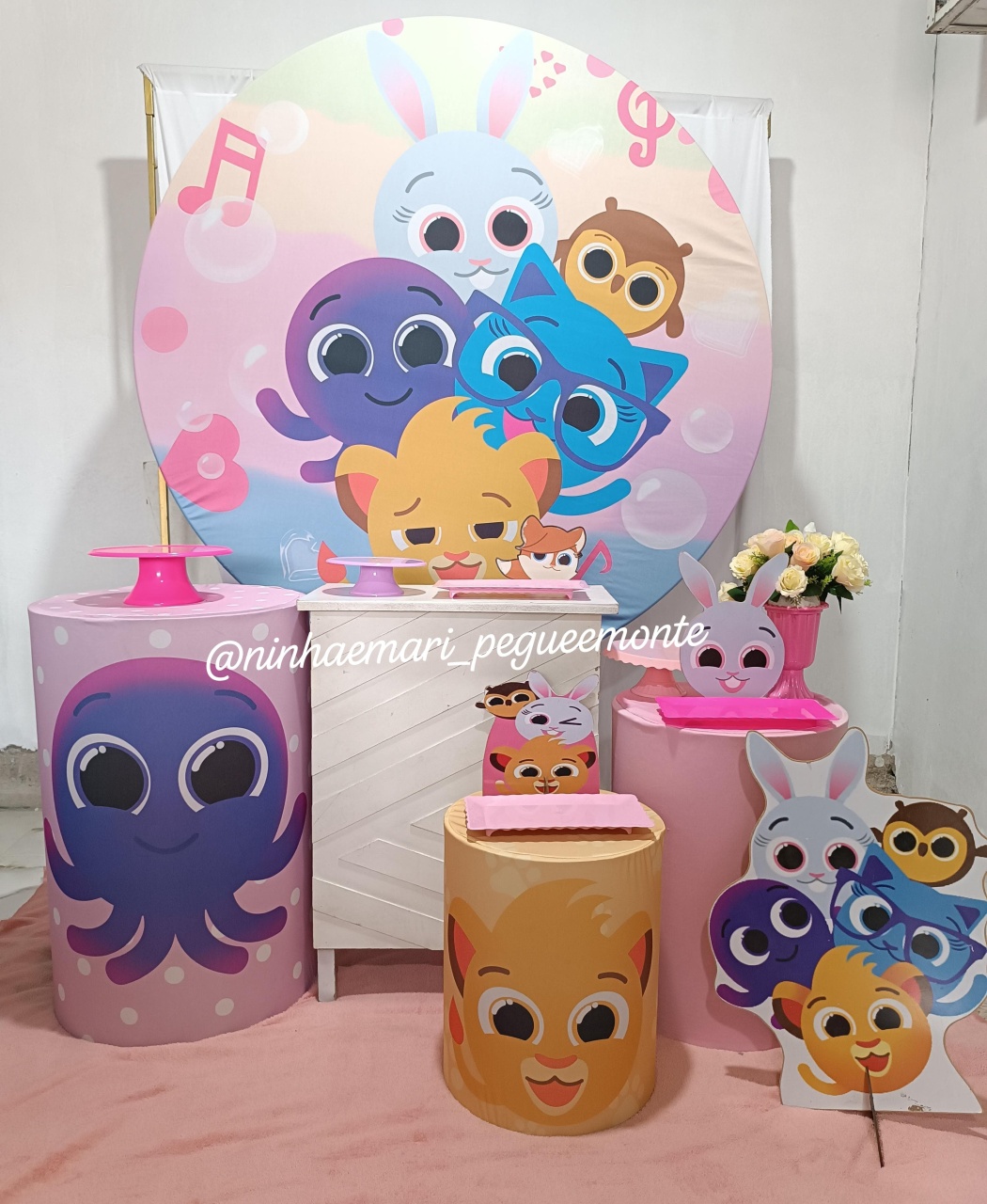 Kit Ouro Bolofofo Menina - N&M-pegue e monte