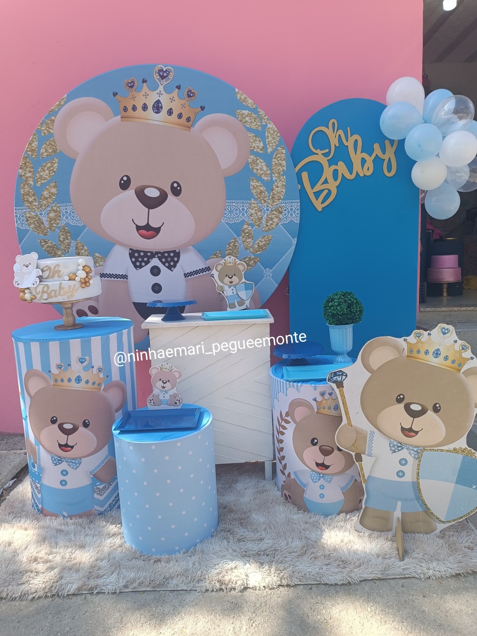 Kit Diamante Ursinho Príncipe 1  - N&M-pegue e monte