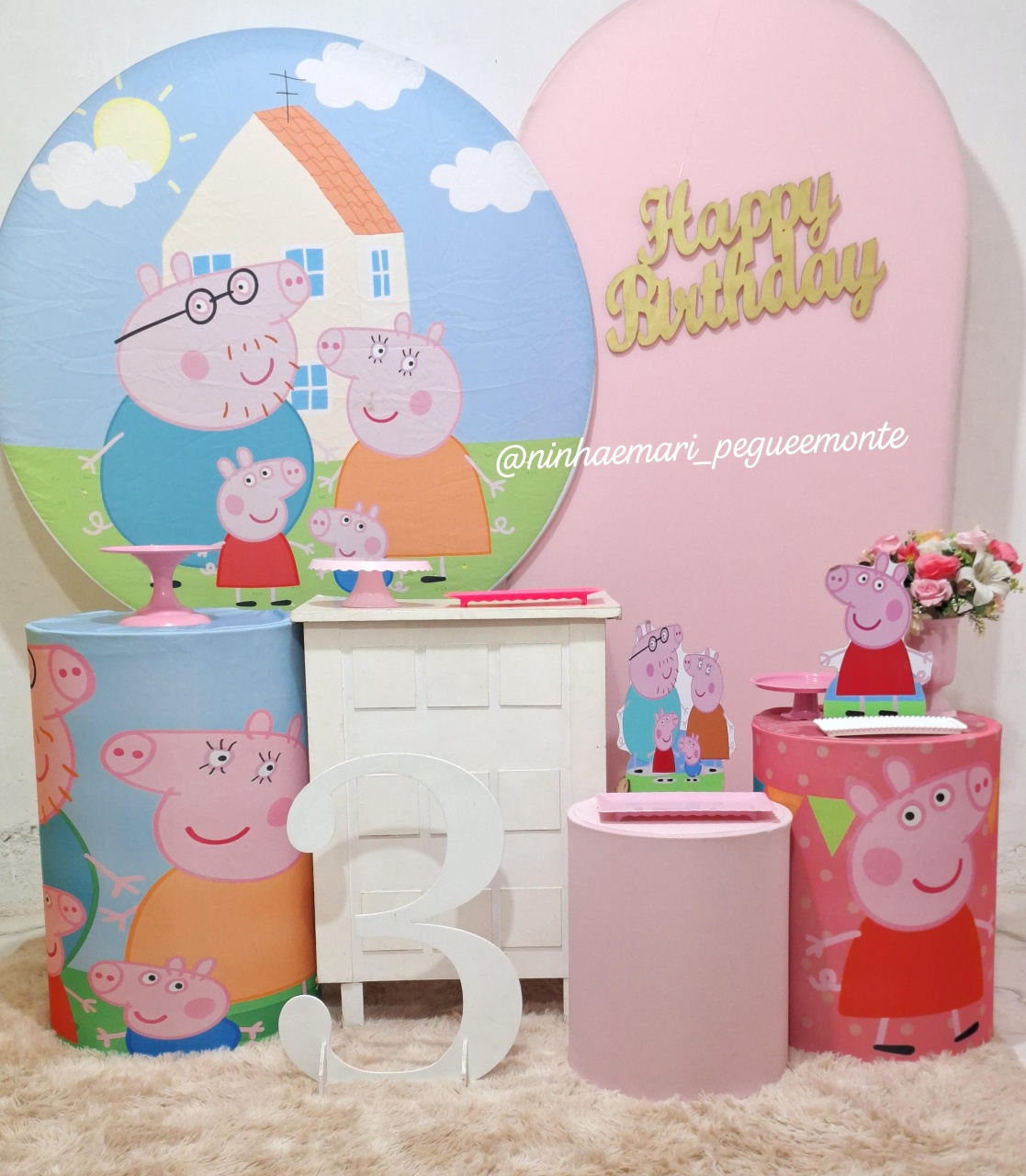 Kit Diamante Peppa - N&M-pegue e monte