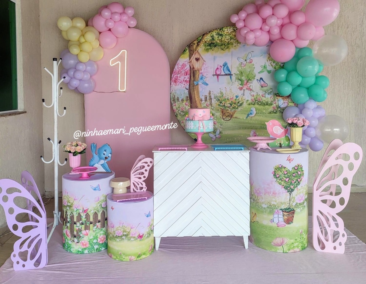 Decoração Jardim Encantado  - N&M-pegue e monte