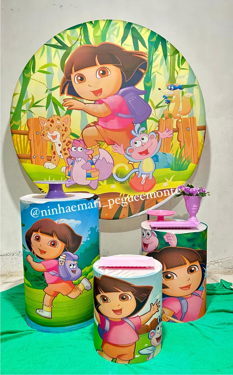 Kit Prata Dora Aventureira - N&M-pegue e monte