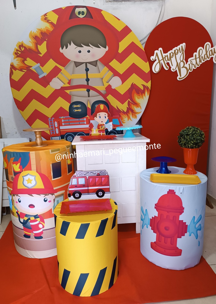 Kit Diamante Bombeiro - N&M-pegue e monte