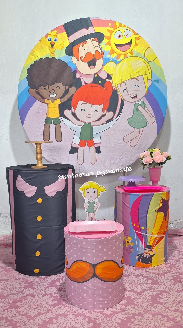 Kit Prata Mundo Bita Menina  - N&M-pegue e monte