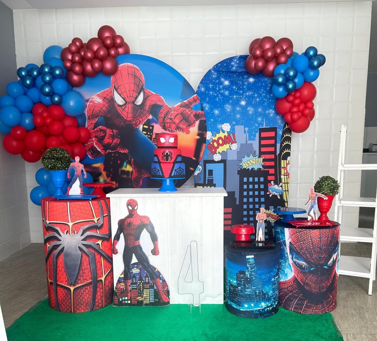 Decoração Homem Aranha Kit Diamante  - N&M-pegue e monte