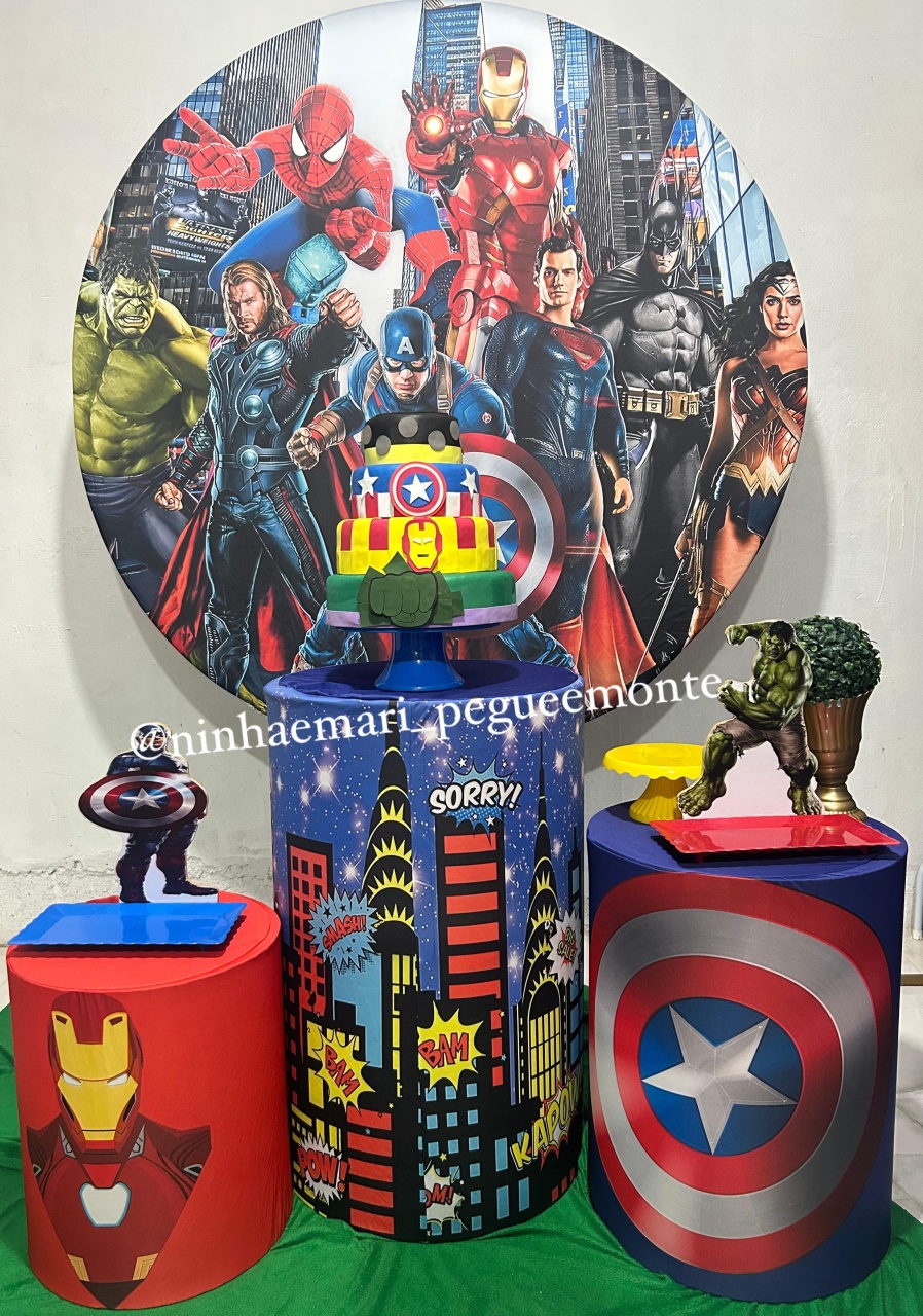 Kit Prata Vingadores 1 - N&M-pegue e monte