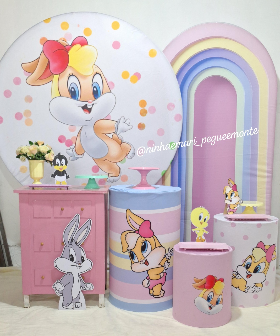 Kit Diamante Baby Looney Tunes Lola - N&M-pegue e monte