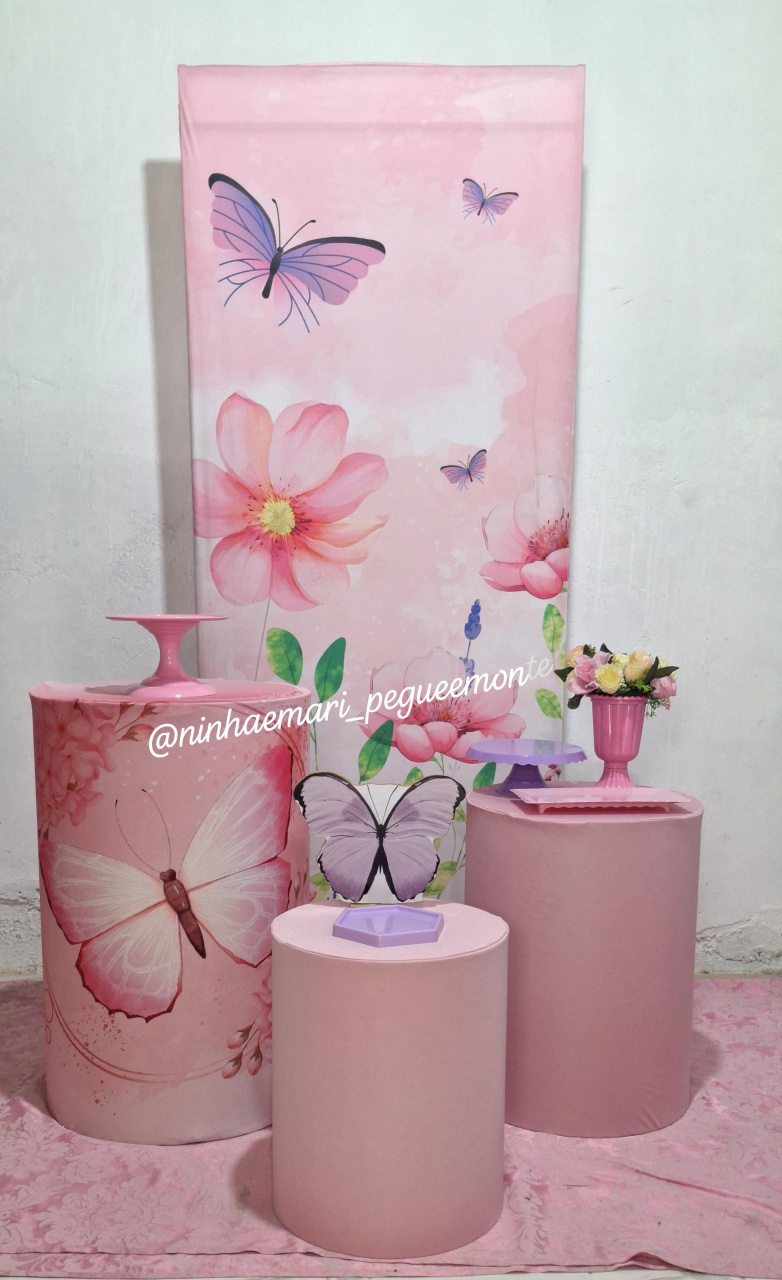 Kit Luxo Jardim das Borboleta  - N&M-pegue e monte