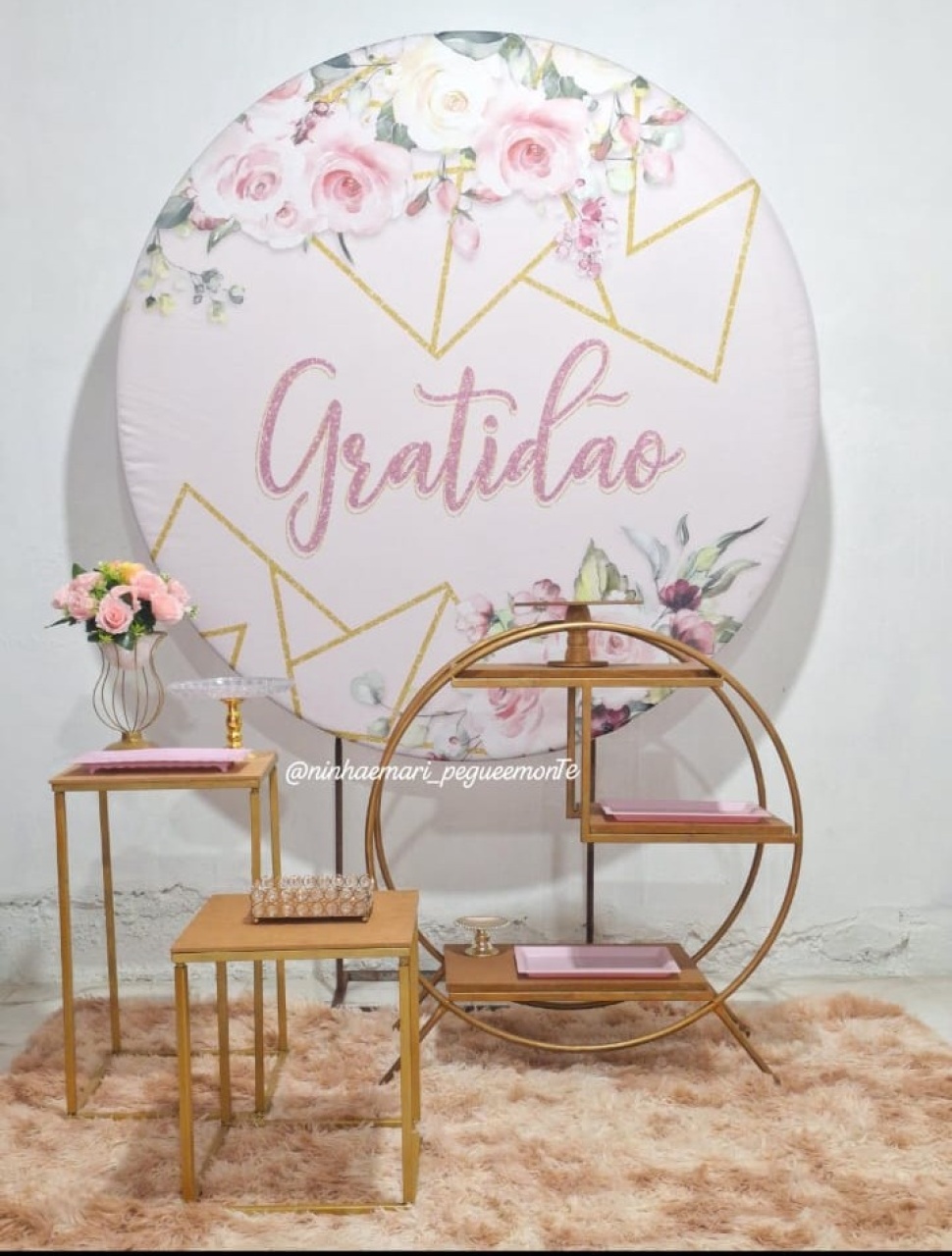 Kit Luxo 4 Gratidao  - N&M-pegue e monte