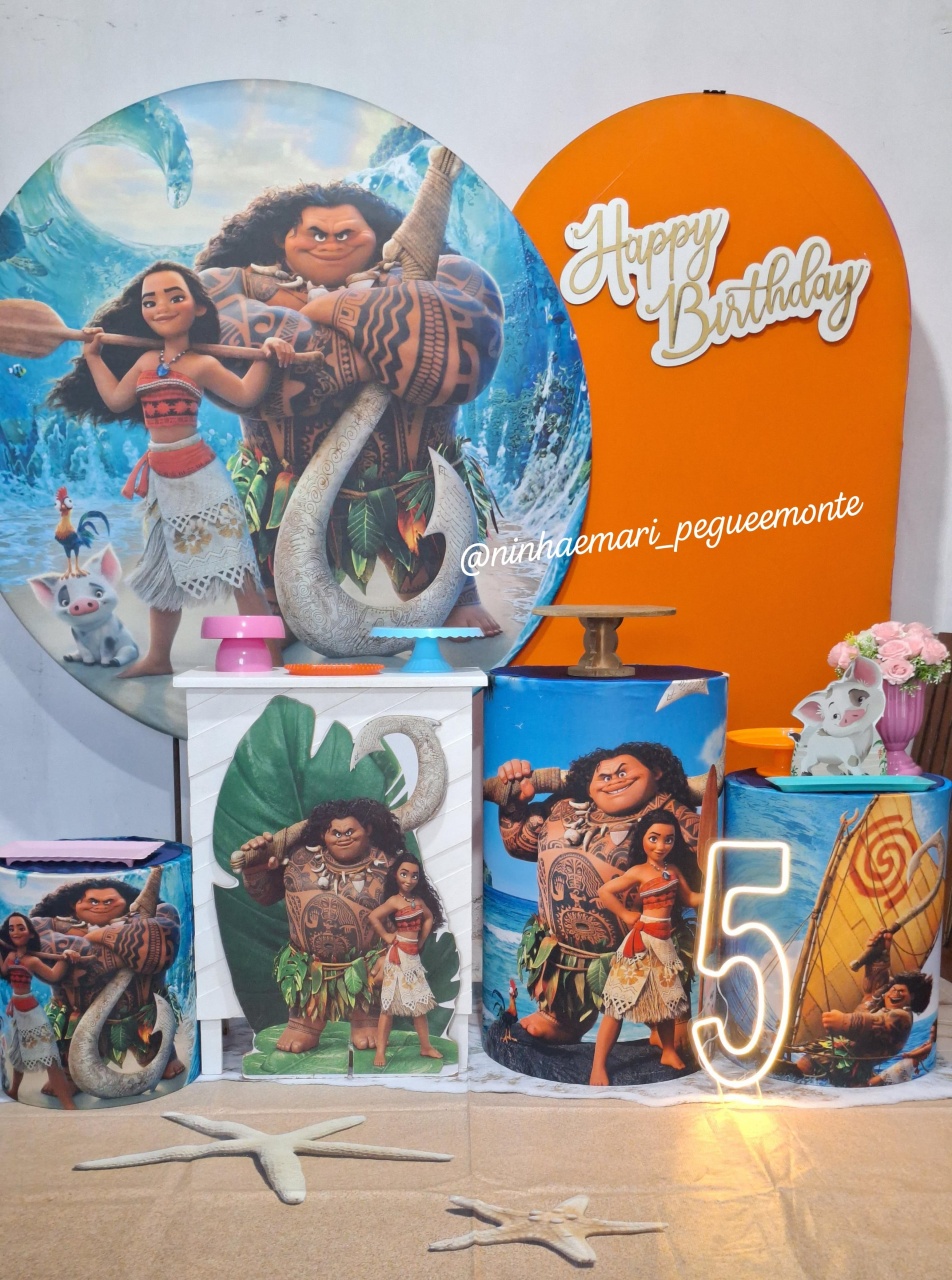 Kit Diamante Moana Adulta 2 - N&M-pegue e monte