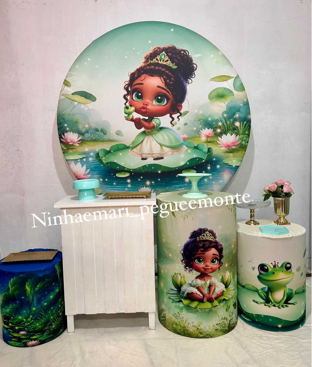 Kit Ouro Princesa E O Sapo Baby - N&M-pegue e monte