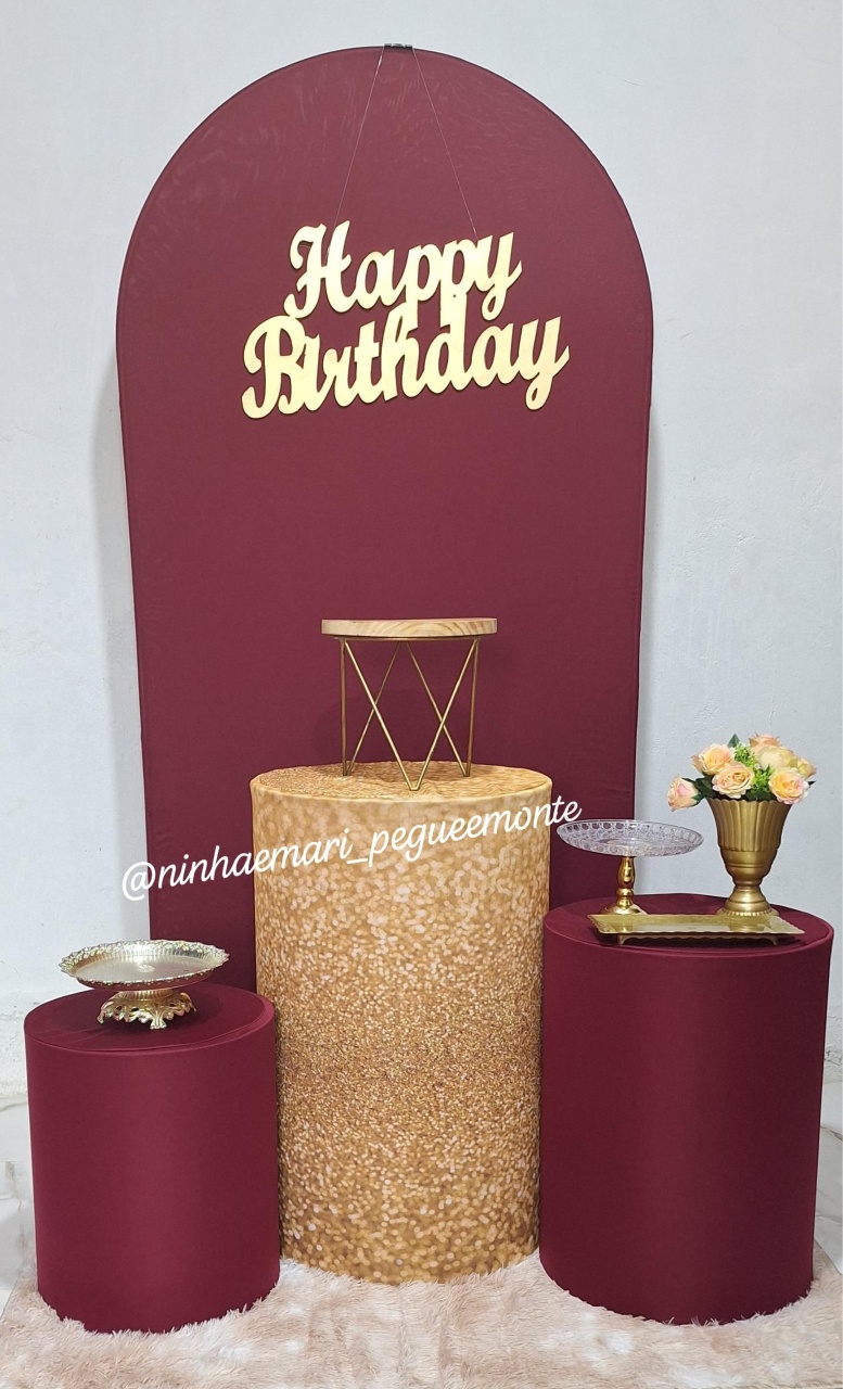Kit Luxo Marsala - N&M-pegue e monte