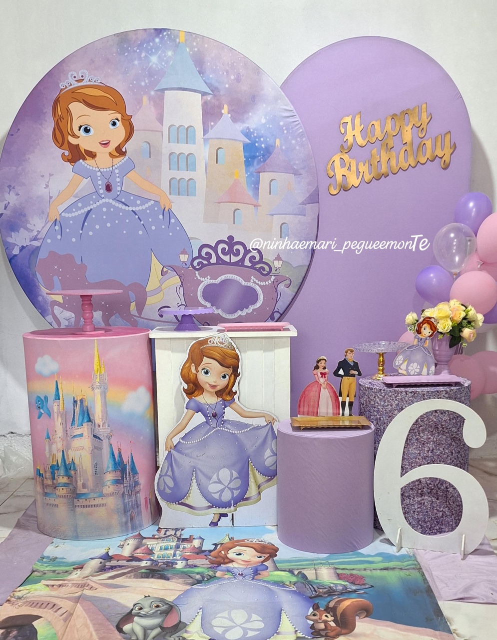 Kit Diamante Princesa Sofia 3 - N&M-pegue e monte