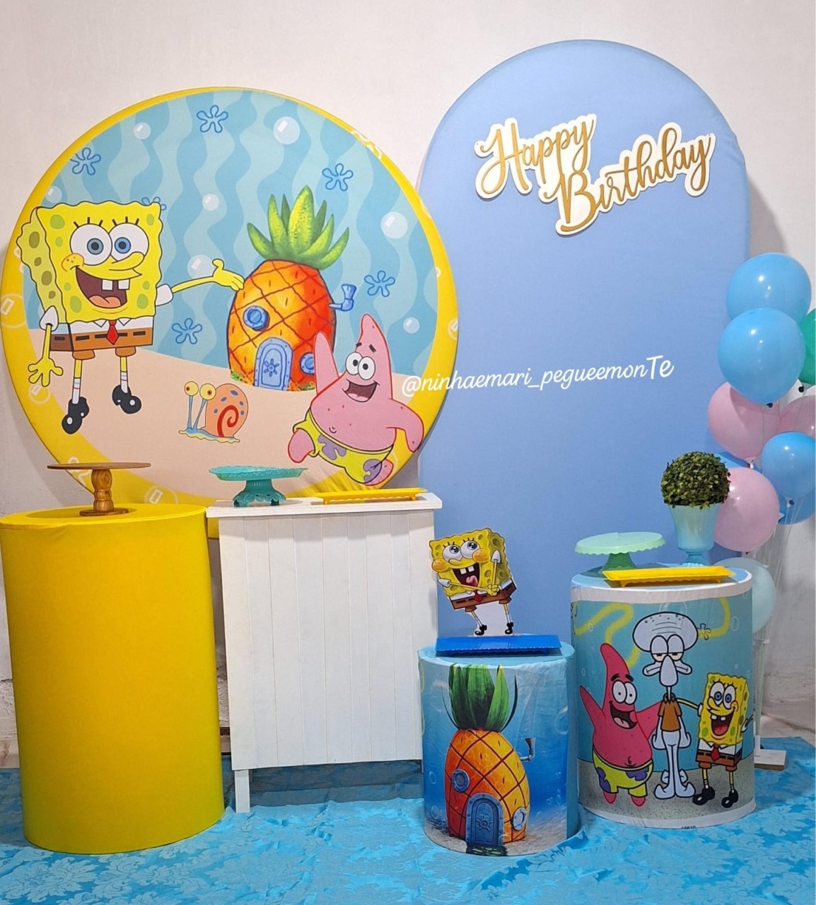 Kit Diamante Bob Esponja 2 - N&M-pegue e monte