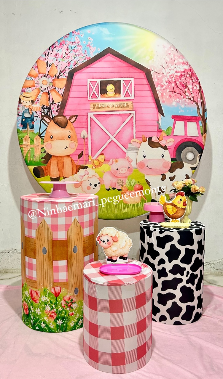 Kit Prata Fazendinha Menina 2 - N&M-pegue e monte