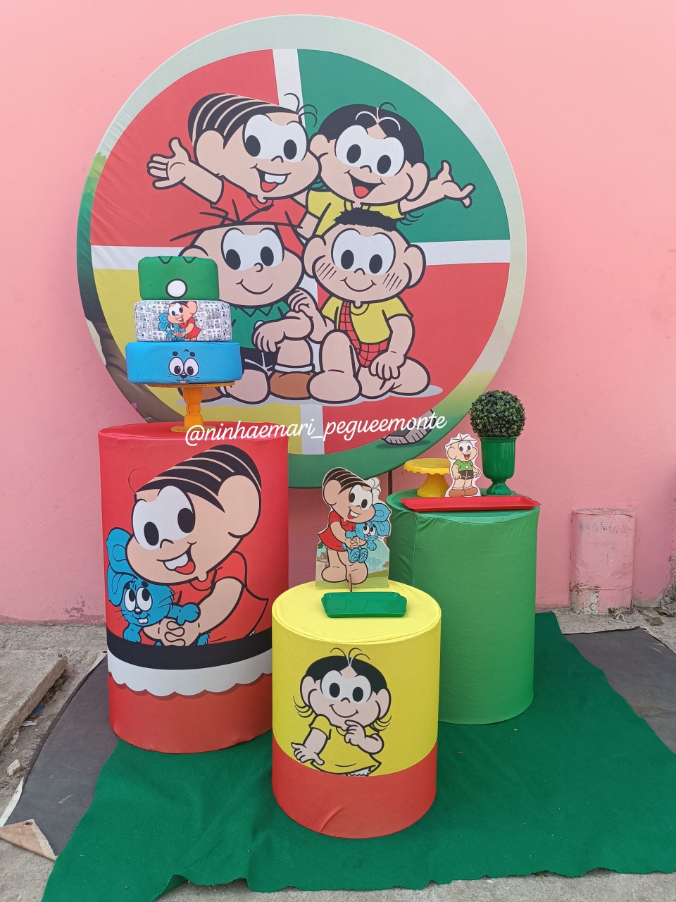 Kit Prata Turma da Monica - N&M-pegue e monte