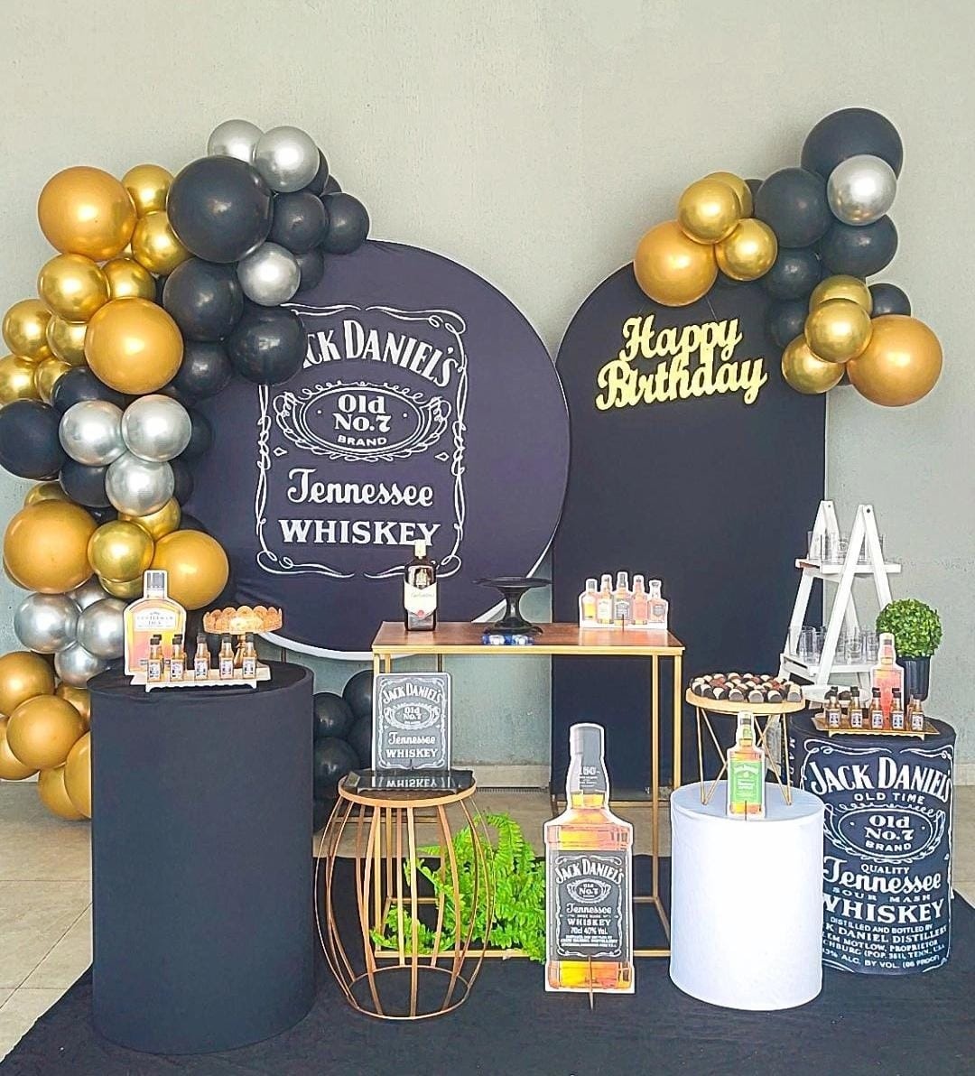 Decoração Jack Daniels  - N&M-pegue e monte