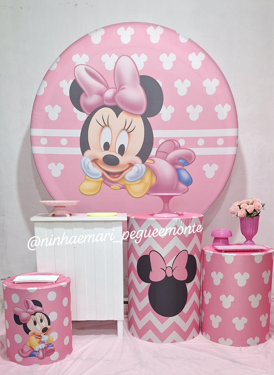 Kit Ouro Minnie Baby - N&M-pegue e monte