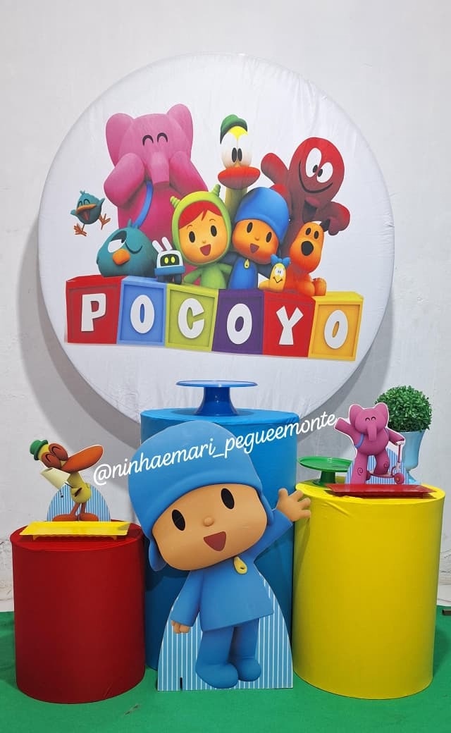 Kit Prata Pocoyo - N&M-pegue e monte