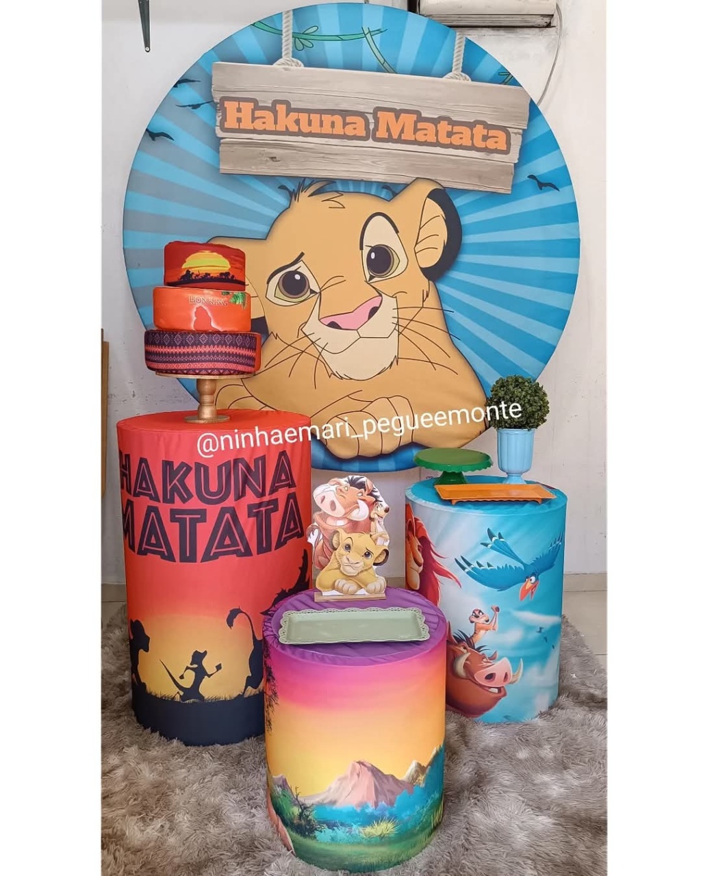 Kit Prata Simba - N&M-pegue e monte