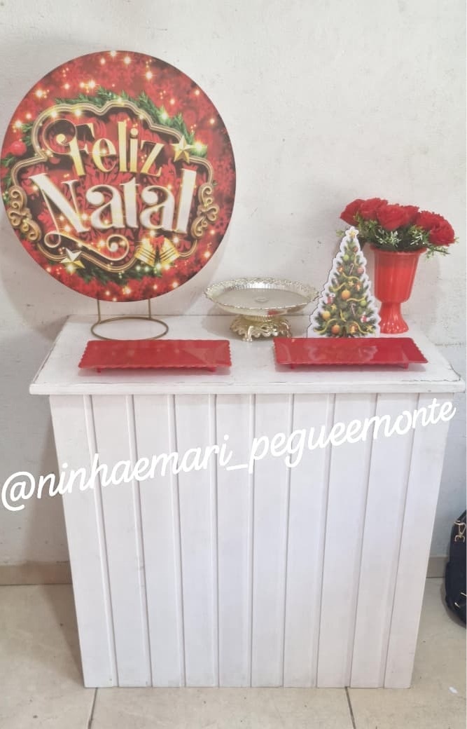 Kit Mesa Feliz Natal 5 - N&M-pegue e monte