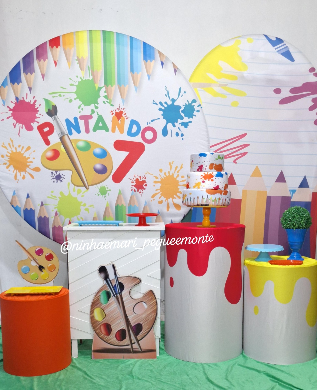 Kit Diamante Pintando 7 - N&M-pegue e monte