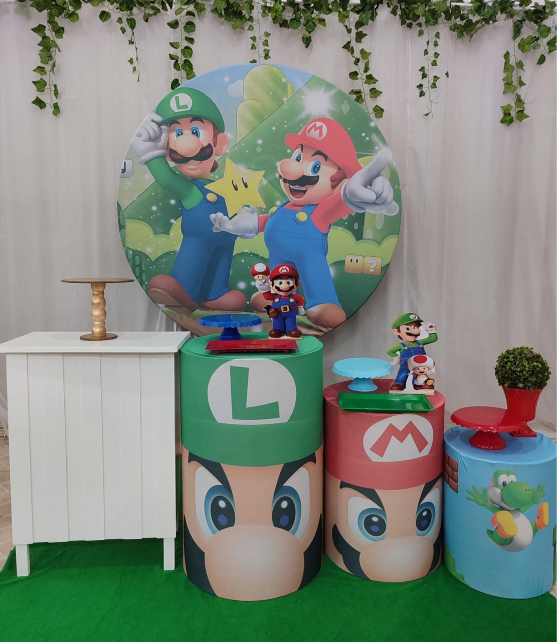 Kit Ouro Super Mario  - N&M-pegue e monte