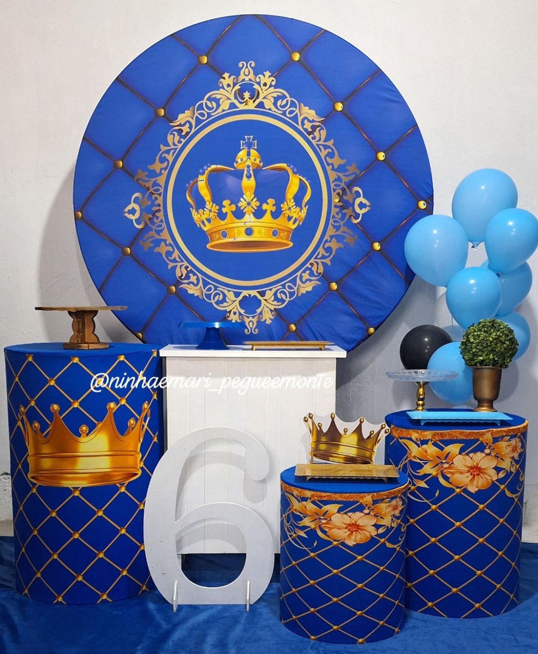 Kit Ouro Realeza - N&M-pegue e monte