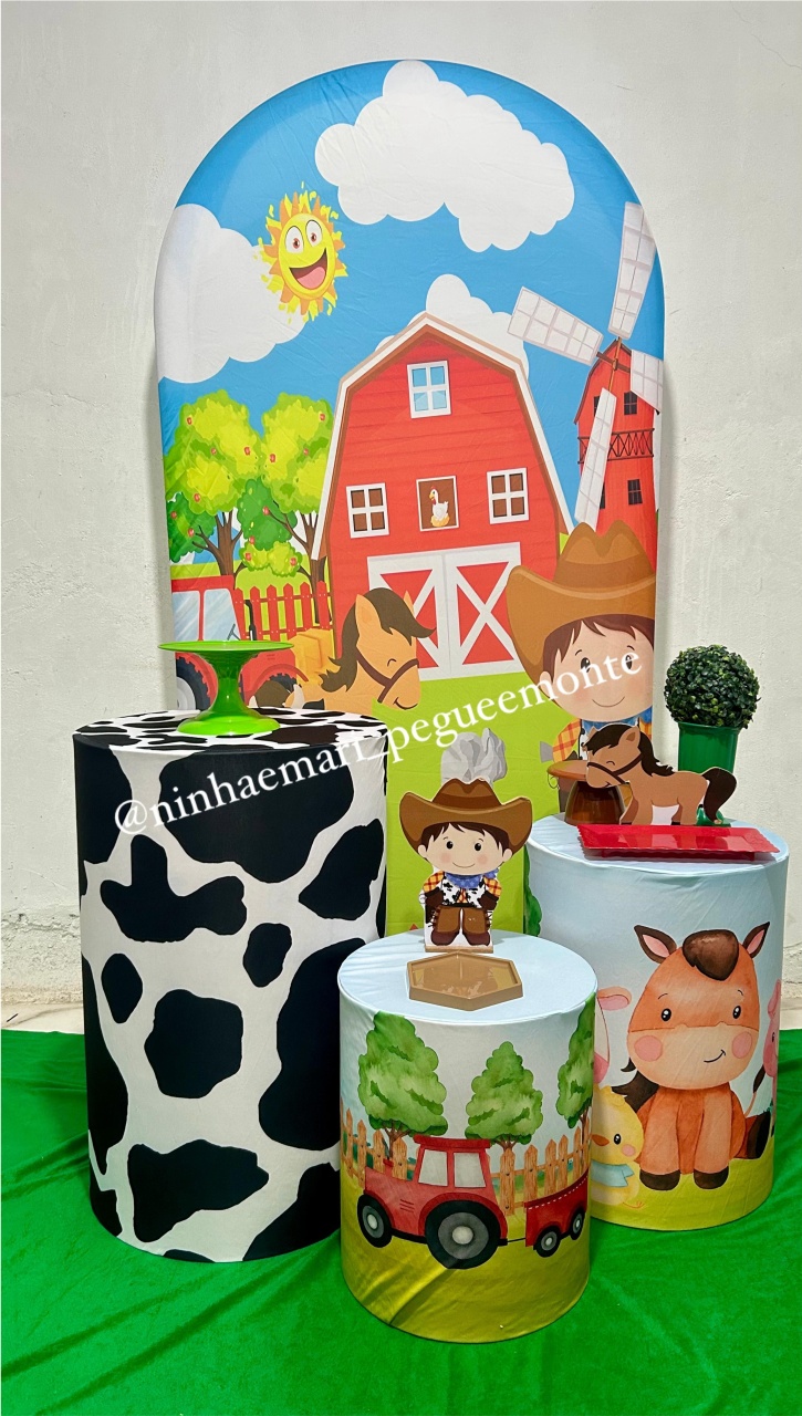 Kit Luxo Fazendinha - N&M-pegue e monte