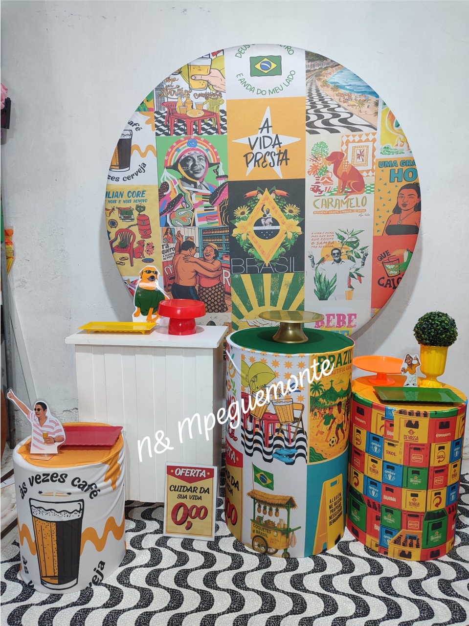 Kit Ouro Brasilidades - N&M-pegue e monte
